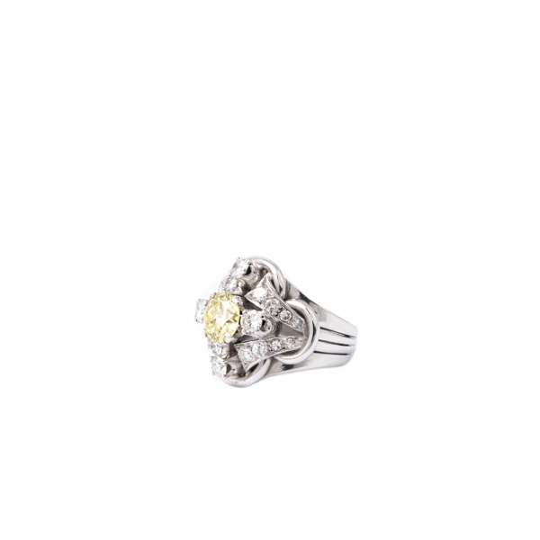 Anello Anni 50 | Diamanti Fancy color - immagine 2