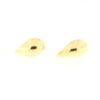 Orecchini a bottone | Goccia large | Oro Giallo