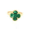 Anello Quadrifogli | Oro giallo 18 kt