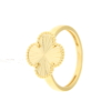 Anello Quadrifogli | Oro giallo 18 kt - immagine 6
