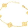 Bracciale Quadrifogli |  Oro giallo 18 kt - immagine 3