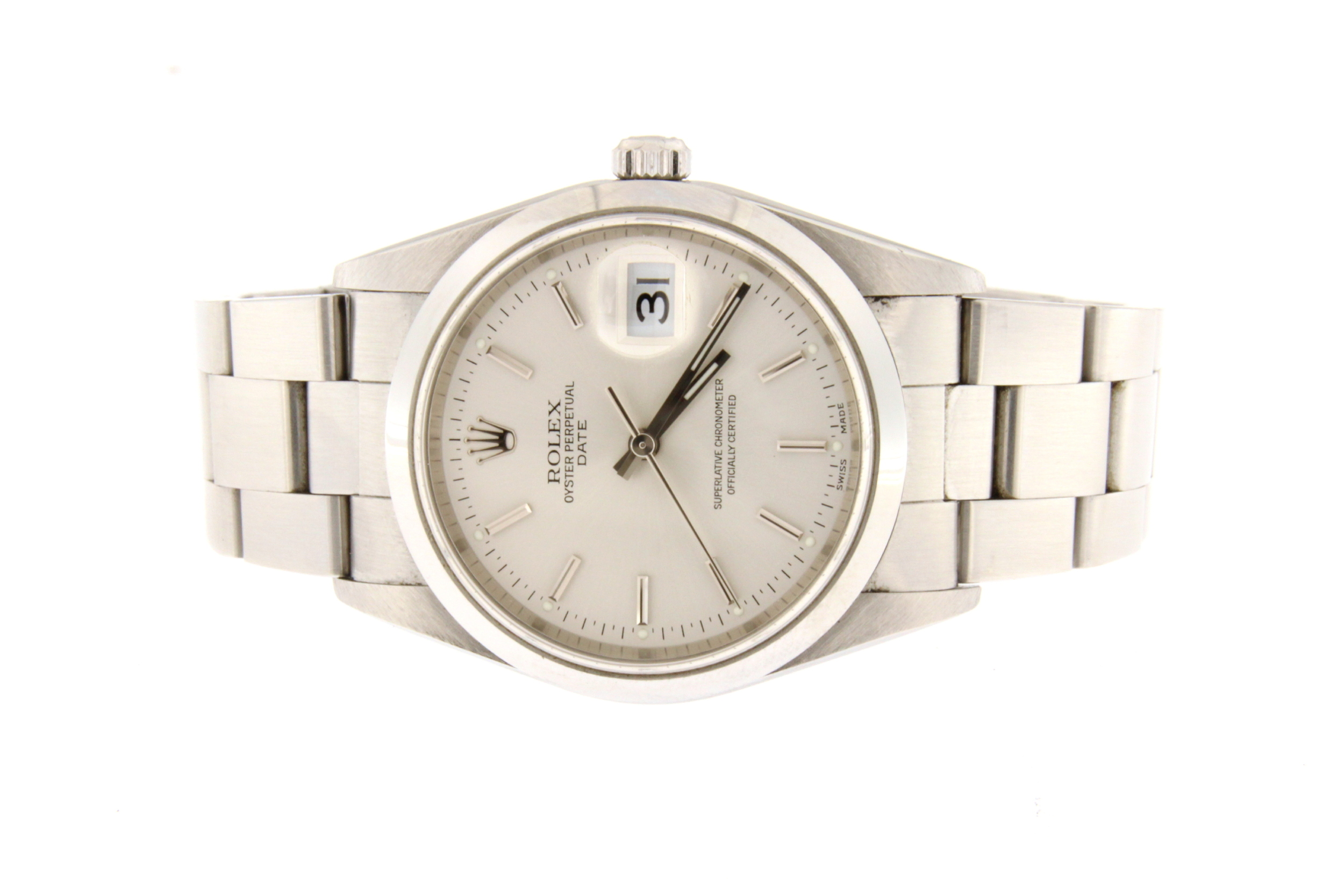 Rolex Oyster Perpetual Date| Argento - immagine 2